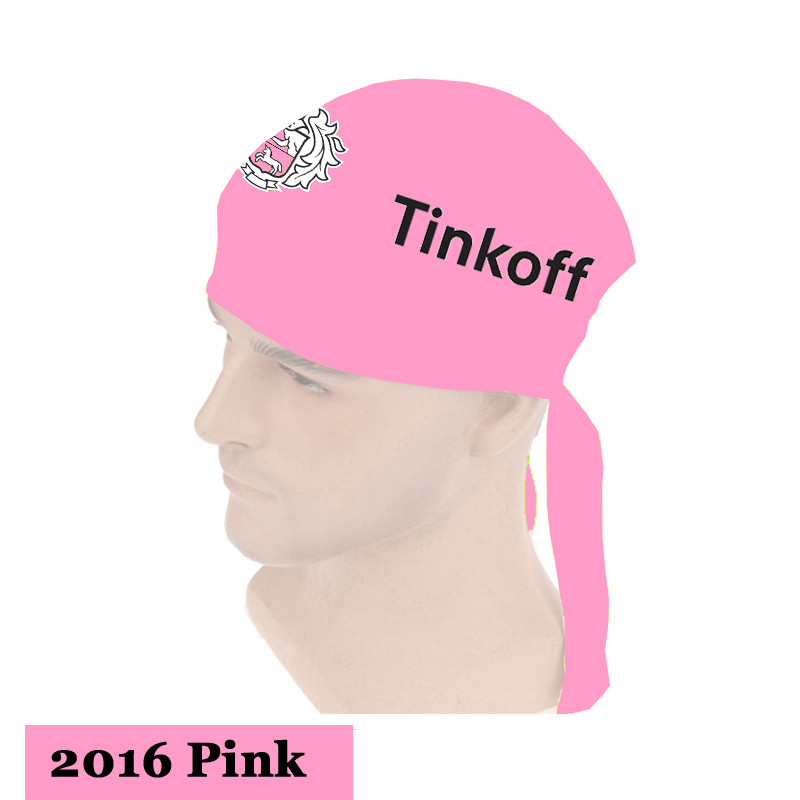 2015 Saxo Bank Tinkoff Bandana ciclismo rosa (2)